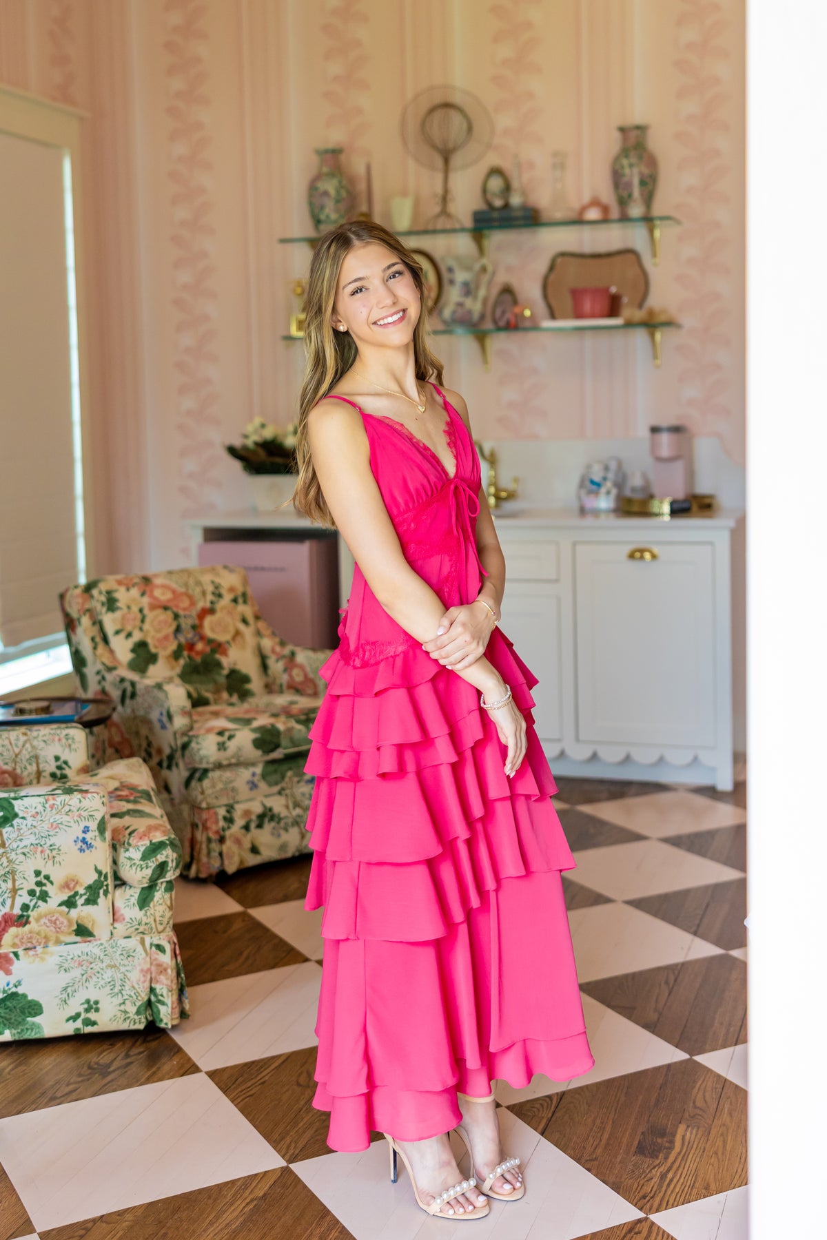 Berry Bliss Midi Dress