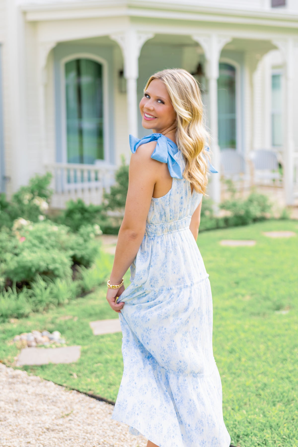 Bluebell Bow Midi Dress