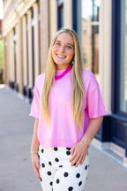 Pink Boxy Sweater