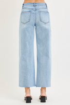 Risen Flower Detail on Legs Denim