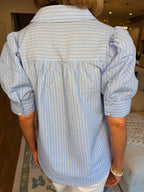 Pearl Perfection Pinstripe Top