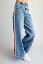 Red Stripe Denim