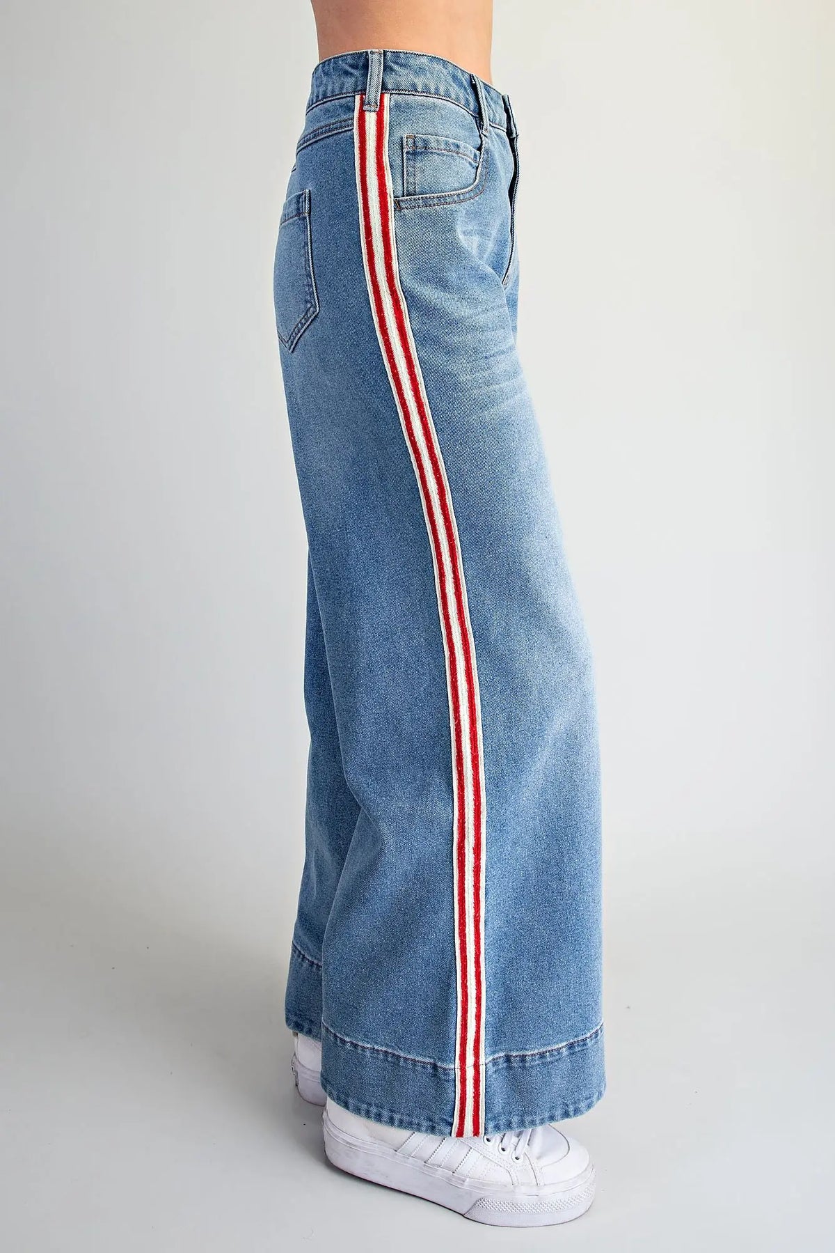 Red Stripe Denim